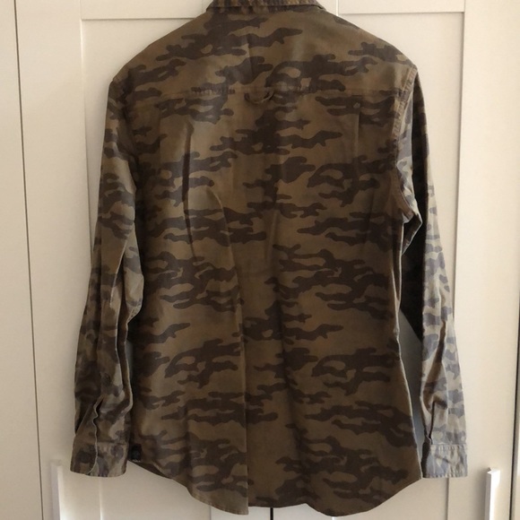 Camo Stretch Denim Workshirt - Picture 6 of 13